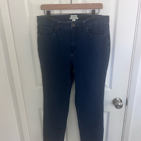L.L. Bean Denim - L.L. Bean Dark Indigo Straight Leg Jeans